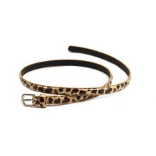  Skinny Leopard pu belt